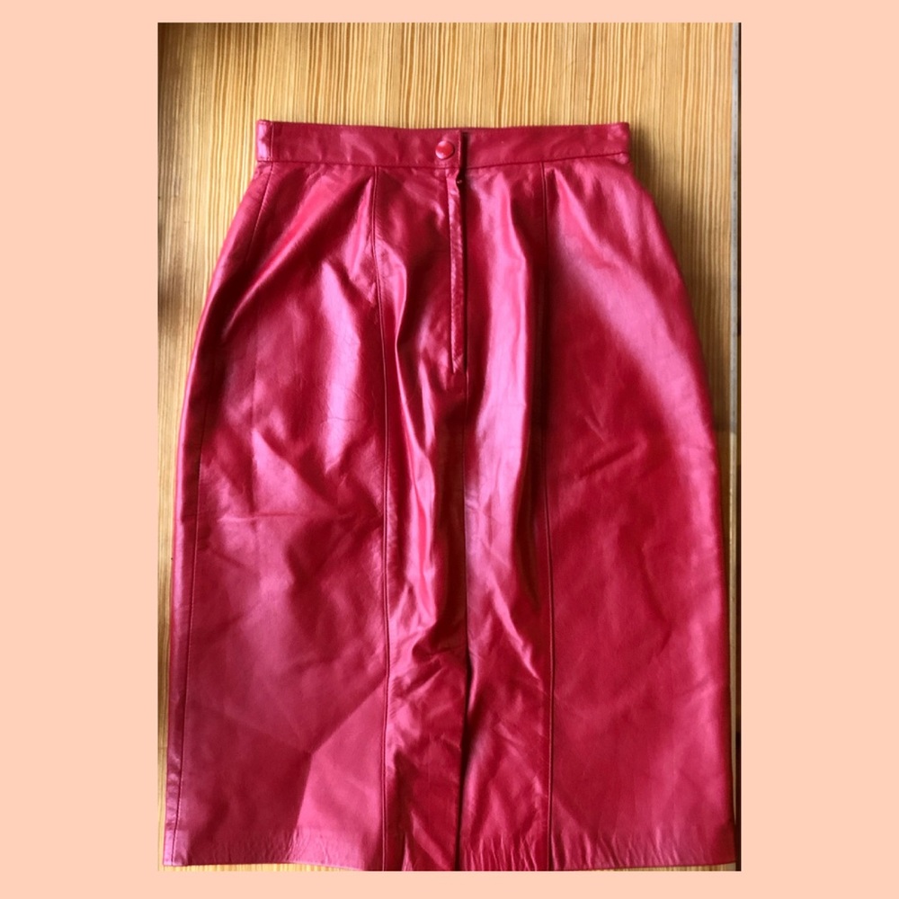 Vintage Retro Red Skirt